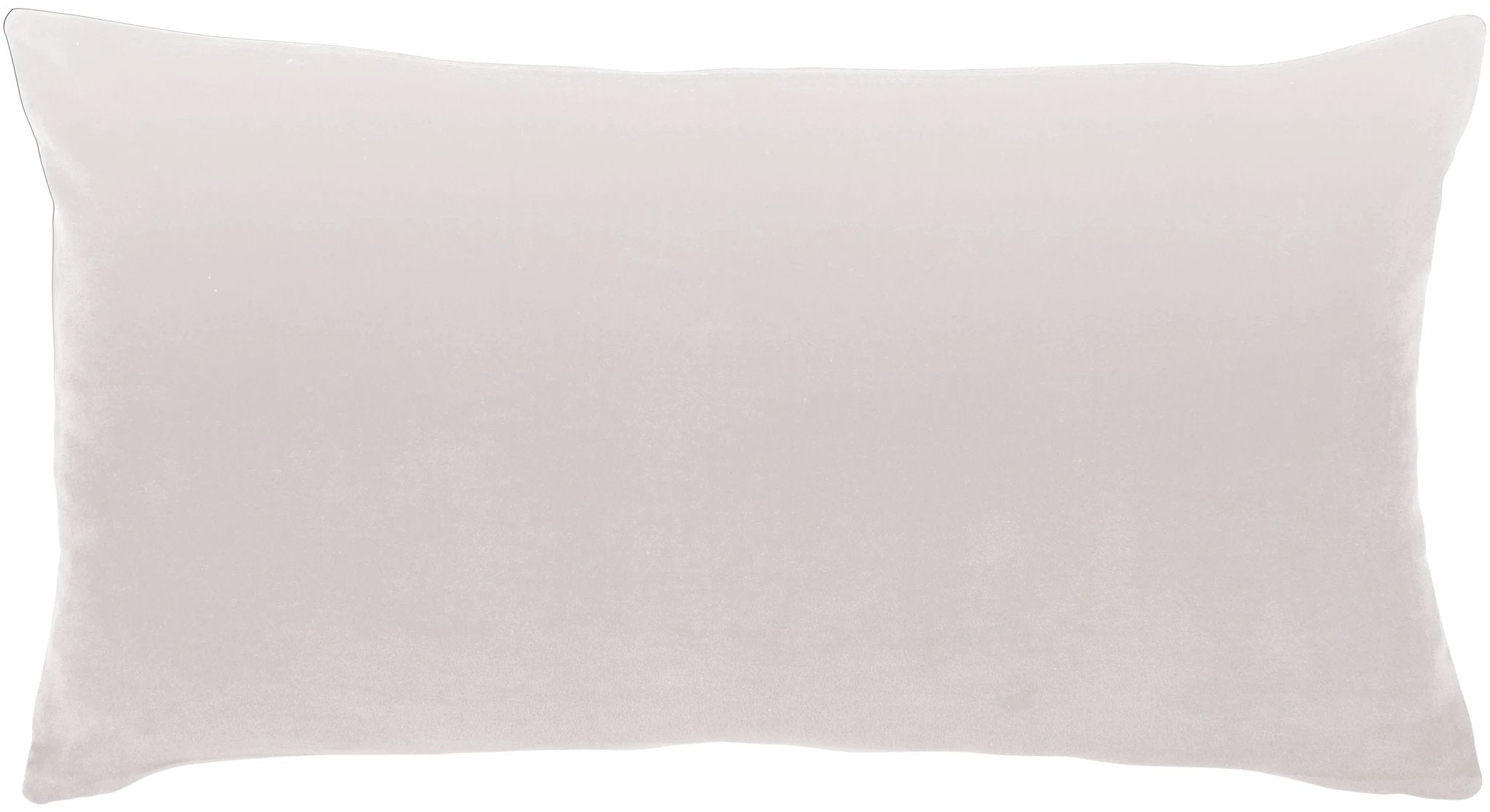 Coussin décoratif en velours blanc crème de pour une décoration élégante