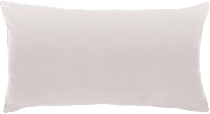 Coussin décoratif en velours blanc crème de pour une décoration élégante