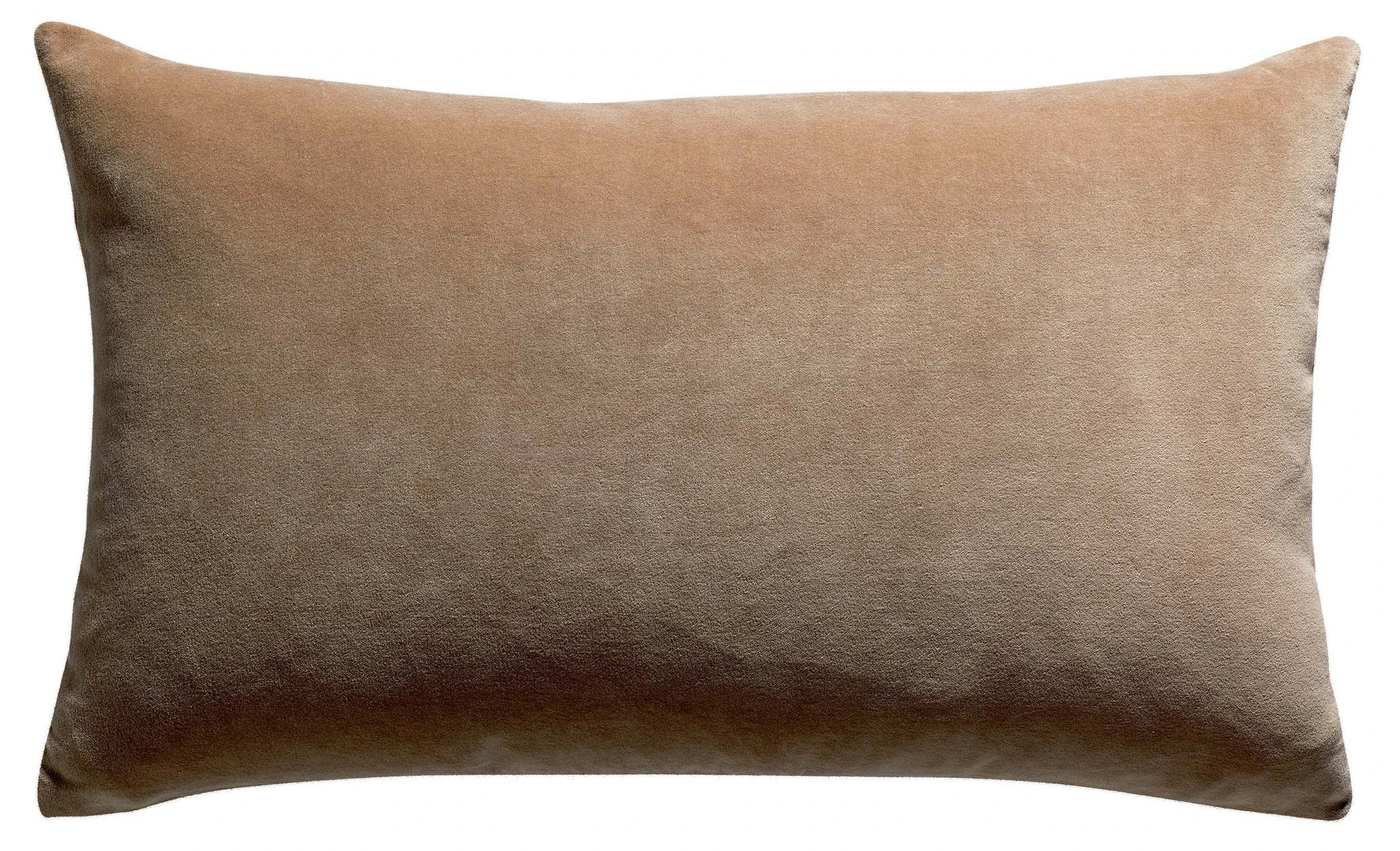 Coussin décoratif en velours beige pour un confort et une décoration élégante
