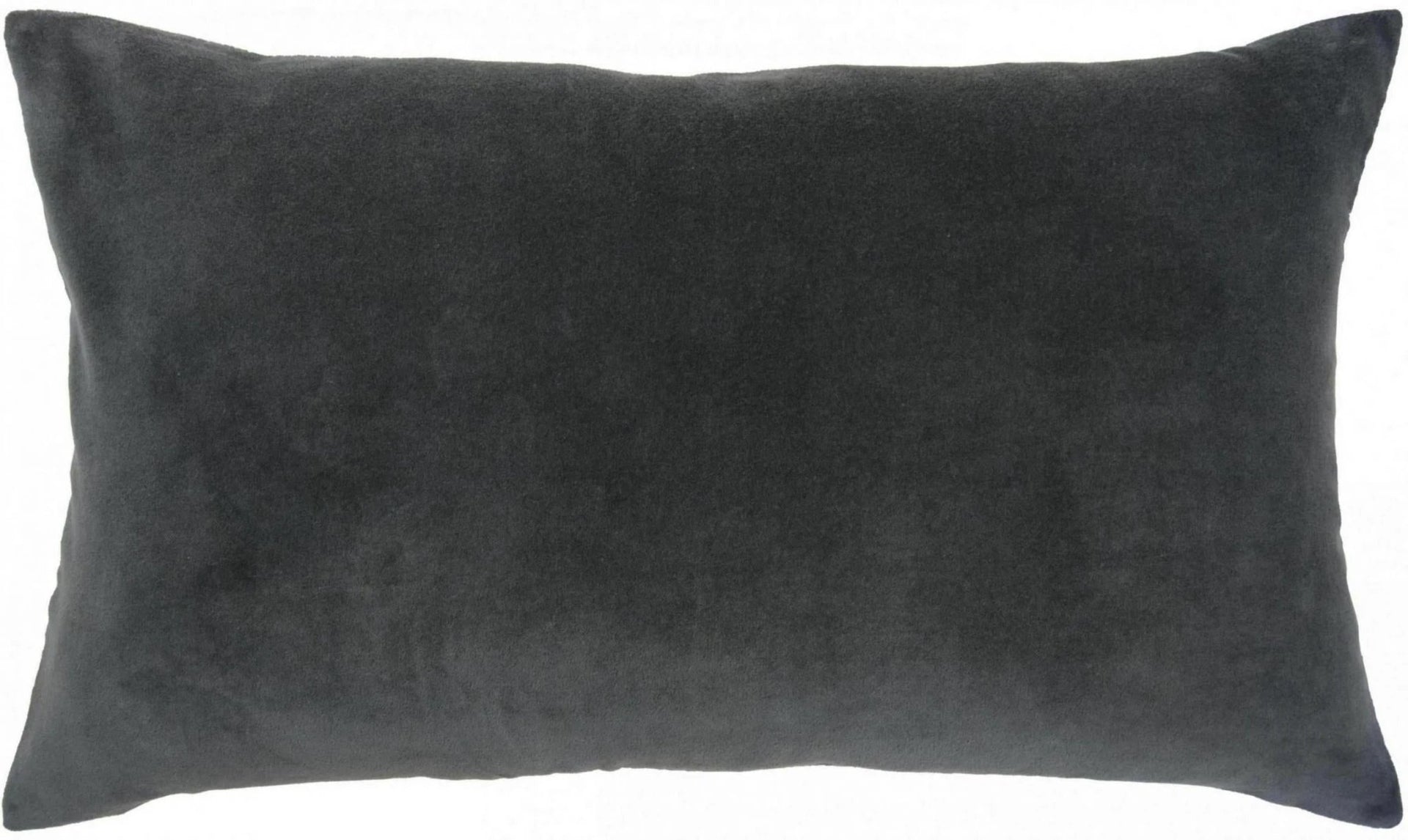 Coussin décoratif en velours gris foncé pour un intérieur élégant et confortable
