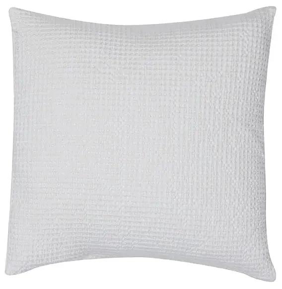 Coussin décoratif jaune Vivaraise texturé et carré pour décoration intérieure élégante