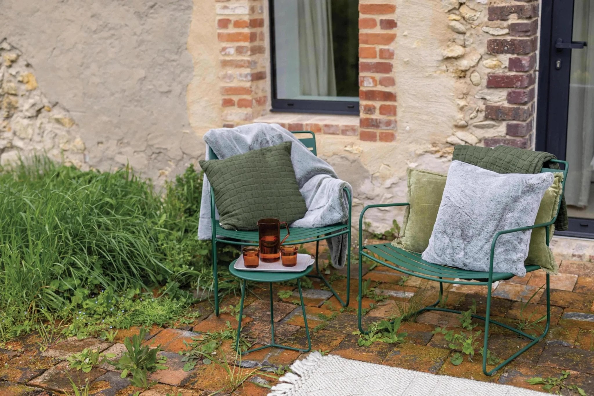 Tapis Soan outdoor Neige by Vivaraise