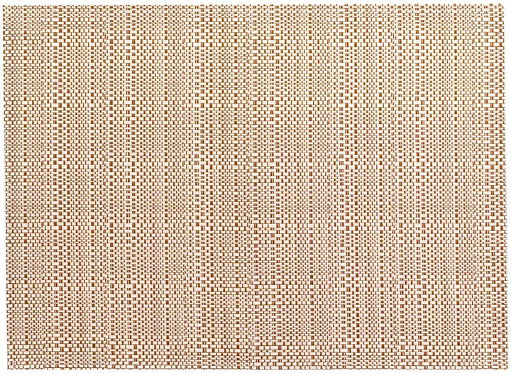 Set de table PVC tissé beige et marron de la marque Winkler avec motif géométrique simple