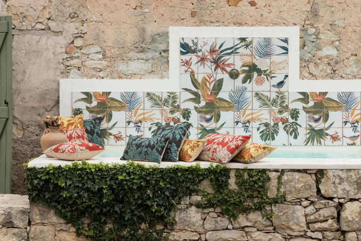 Coussin brodé Raki by Vivaraise