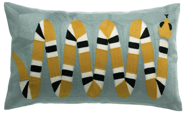 Coussin brodé Yoka by Vivaraise