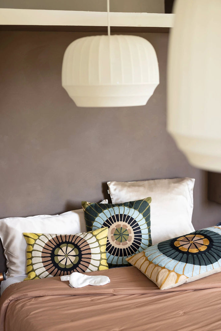 Coussin brodé Zeno Multico by Vivaraise