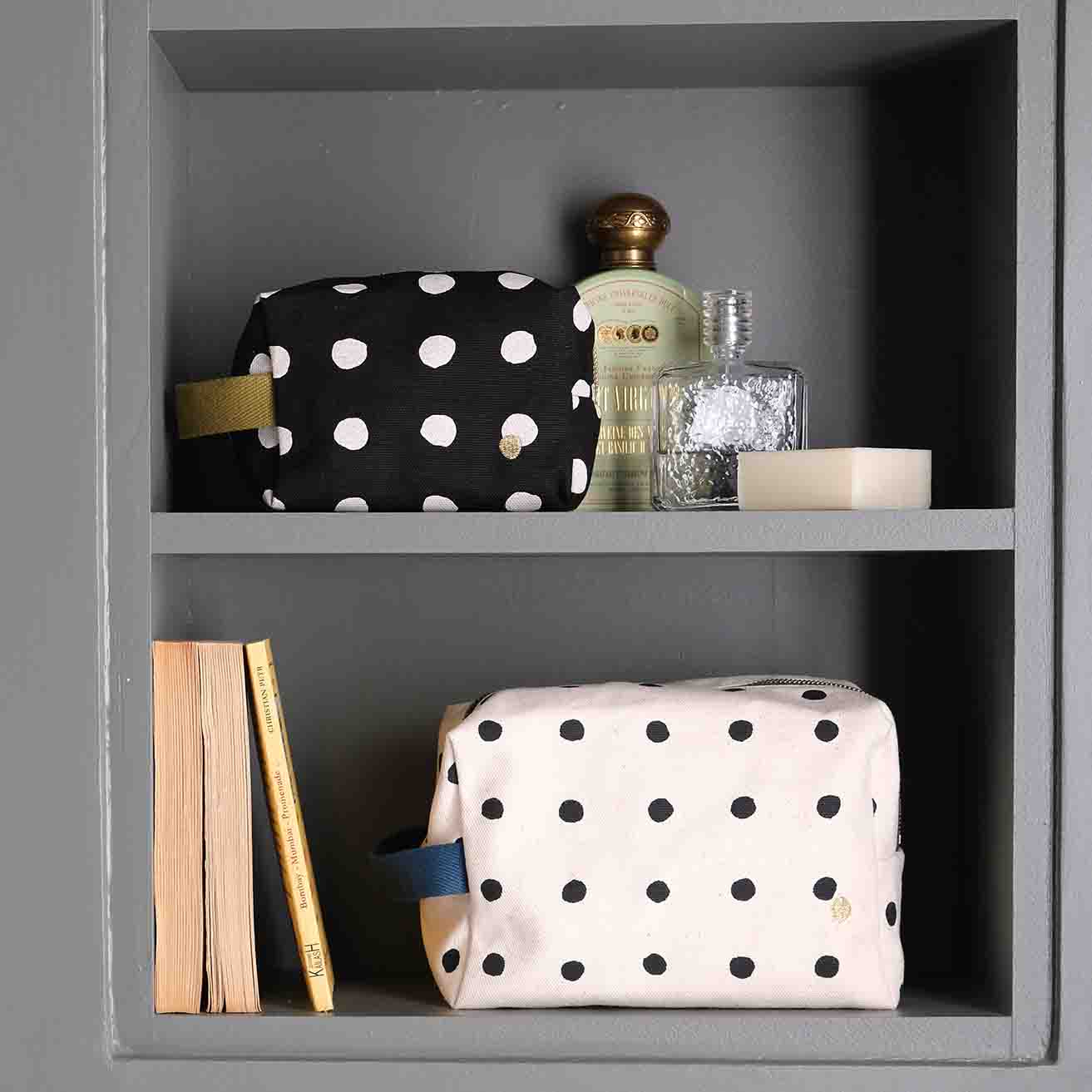 Trousse cube Mio Ecru La Cerise sur le Gâteau