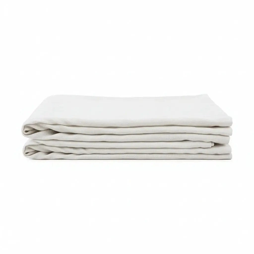 Drap plat 240x300 SOLINE Craie