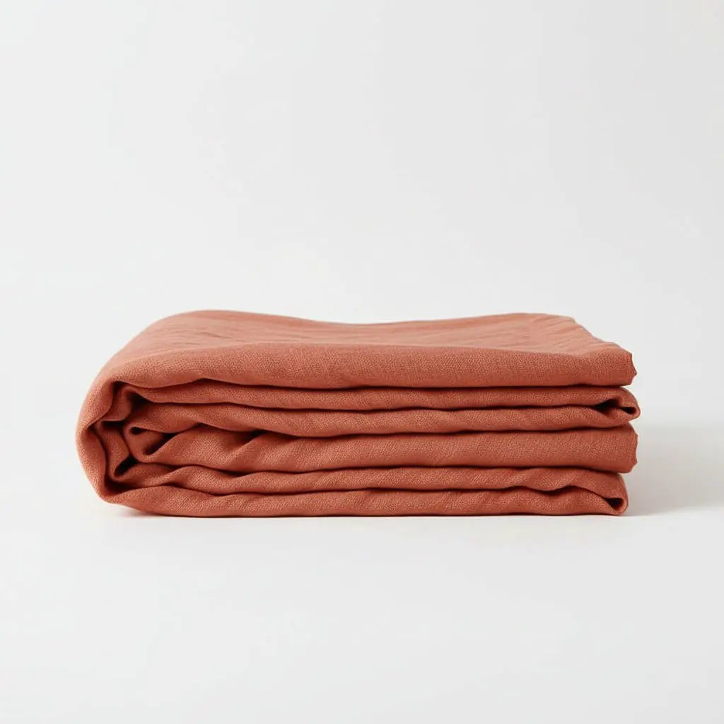 Drap plat 240x300 SOLINE Paprika