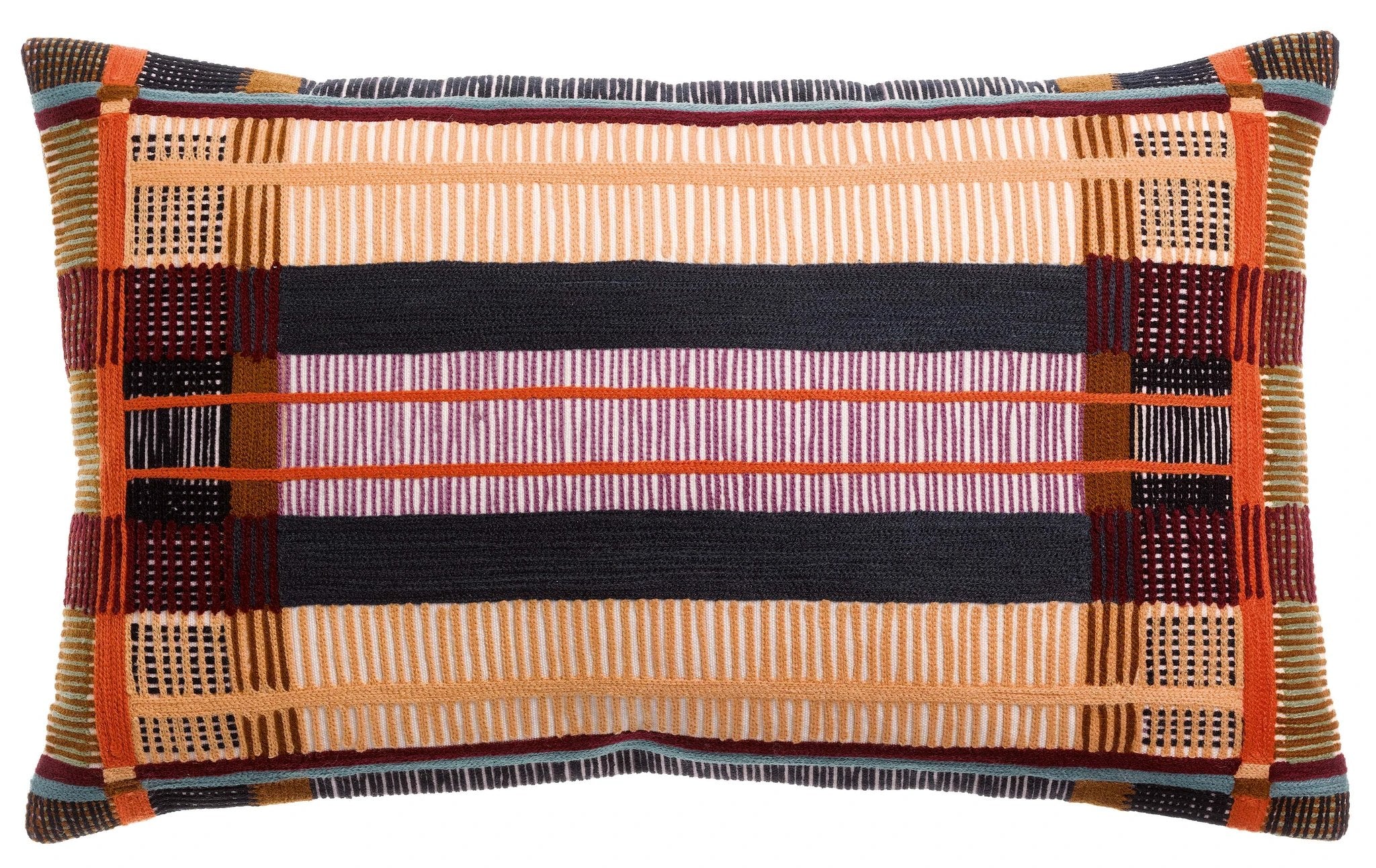 Coussin brodé Kaël Multico by Vivaraise