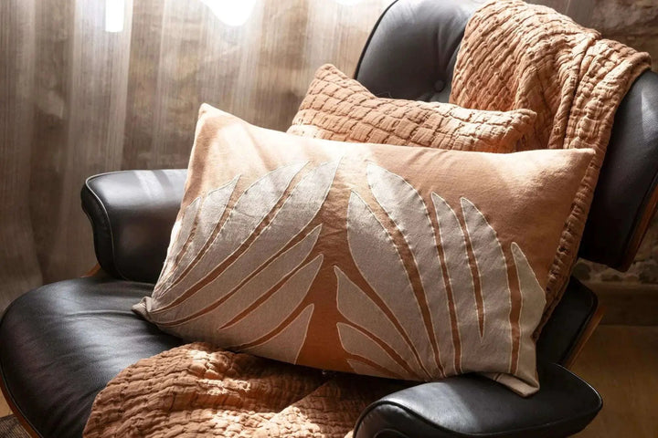 Coussin Stonewashed Swami Moka by Vivaraise