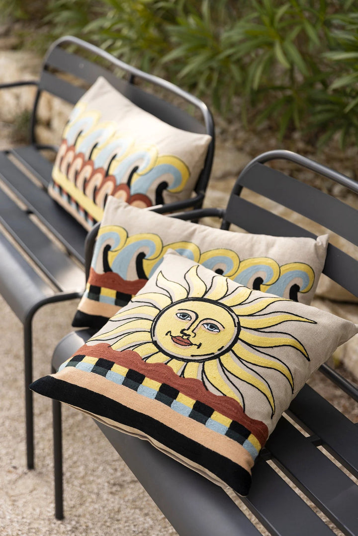 Coussin brodé Adria Multico by Vivaraise