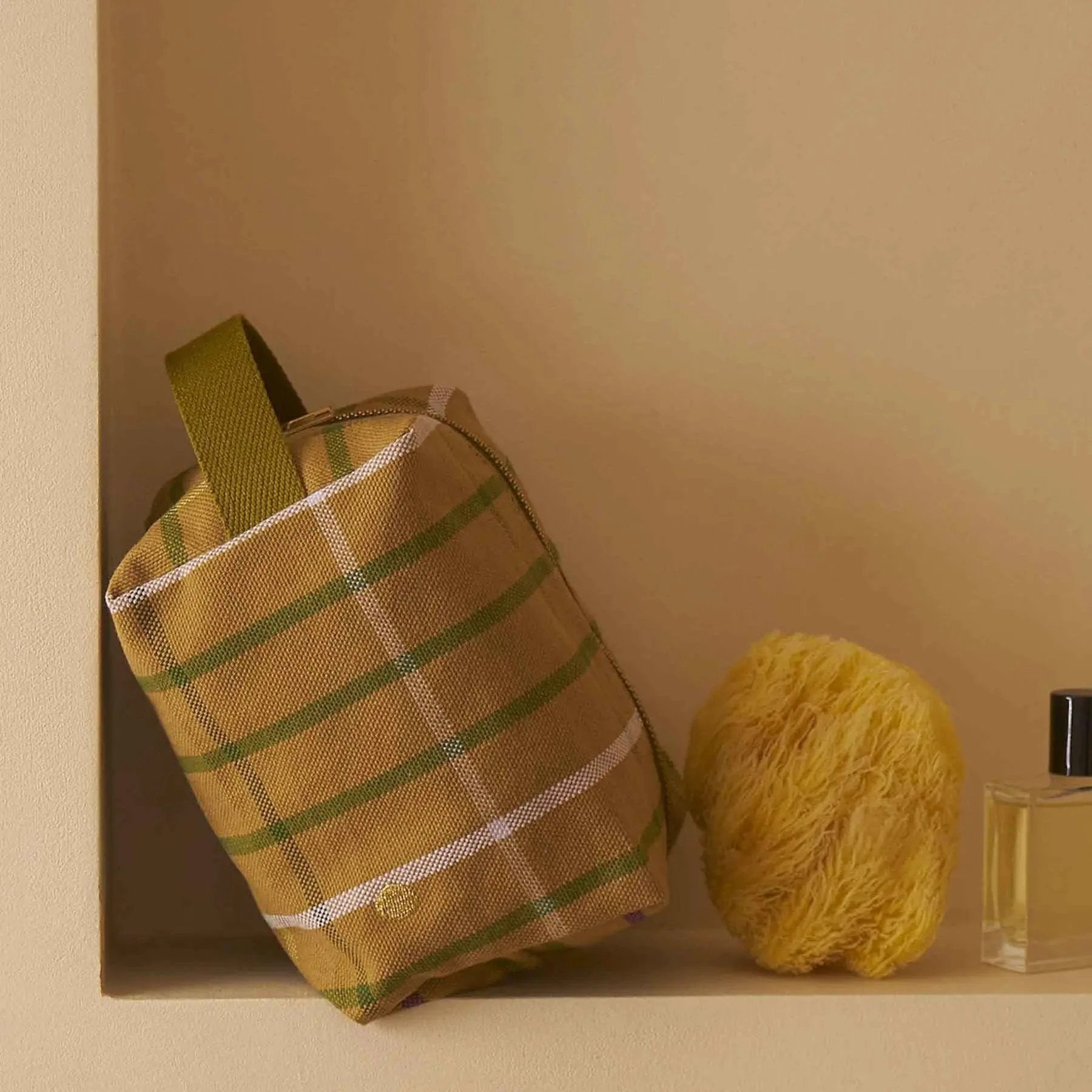 Trousse cube Scotty Marron by La Cerise sur le Gâteau