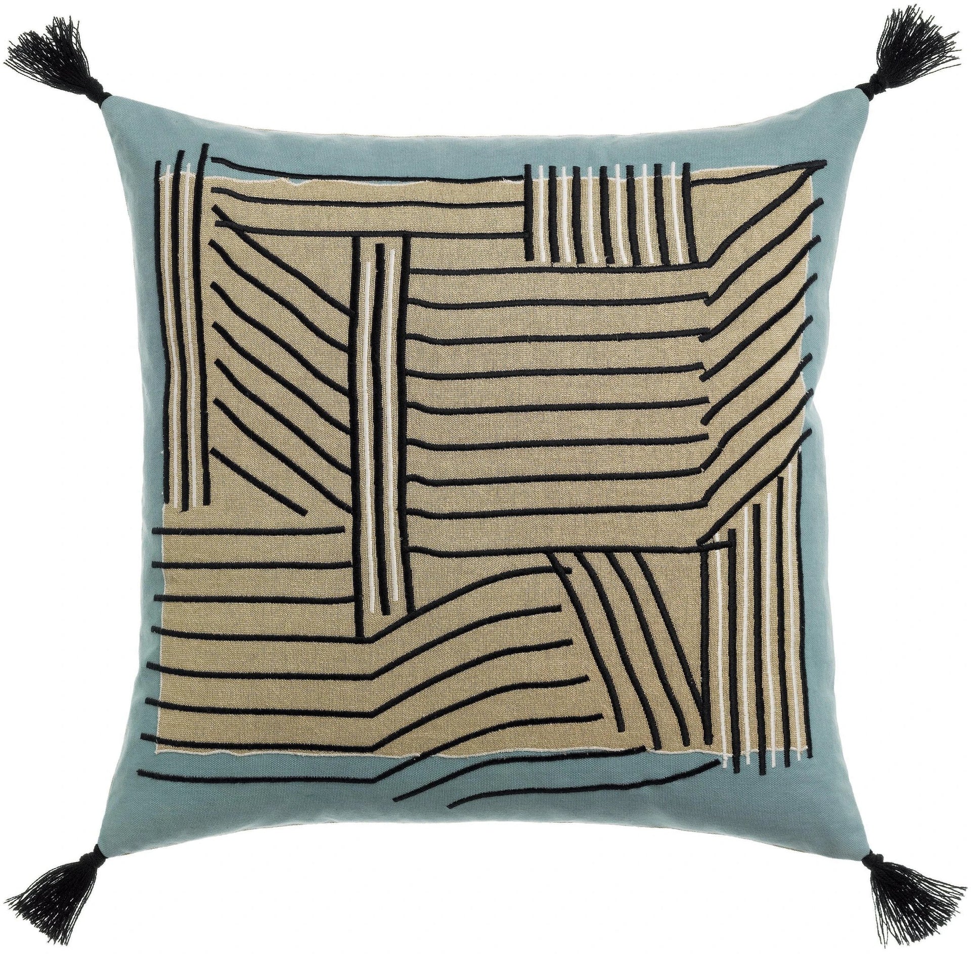 Coussin brodé Kori by Vivaraise