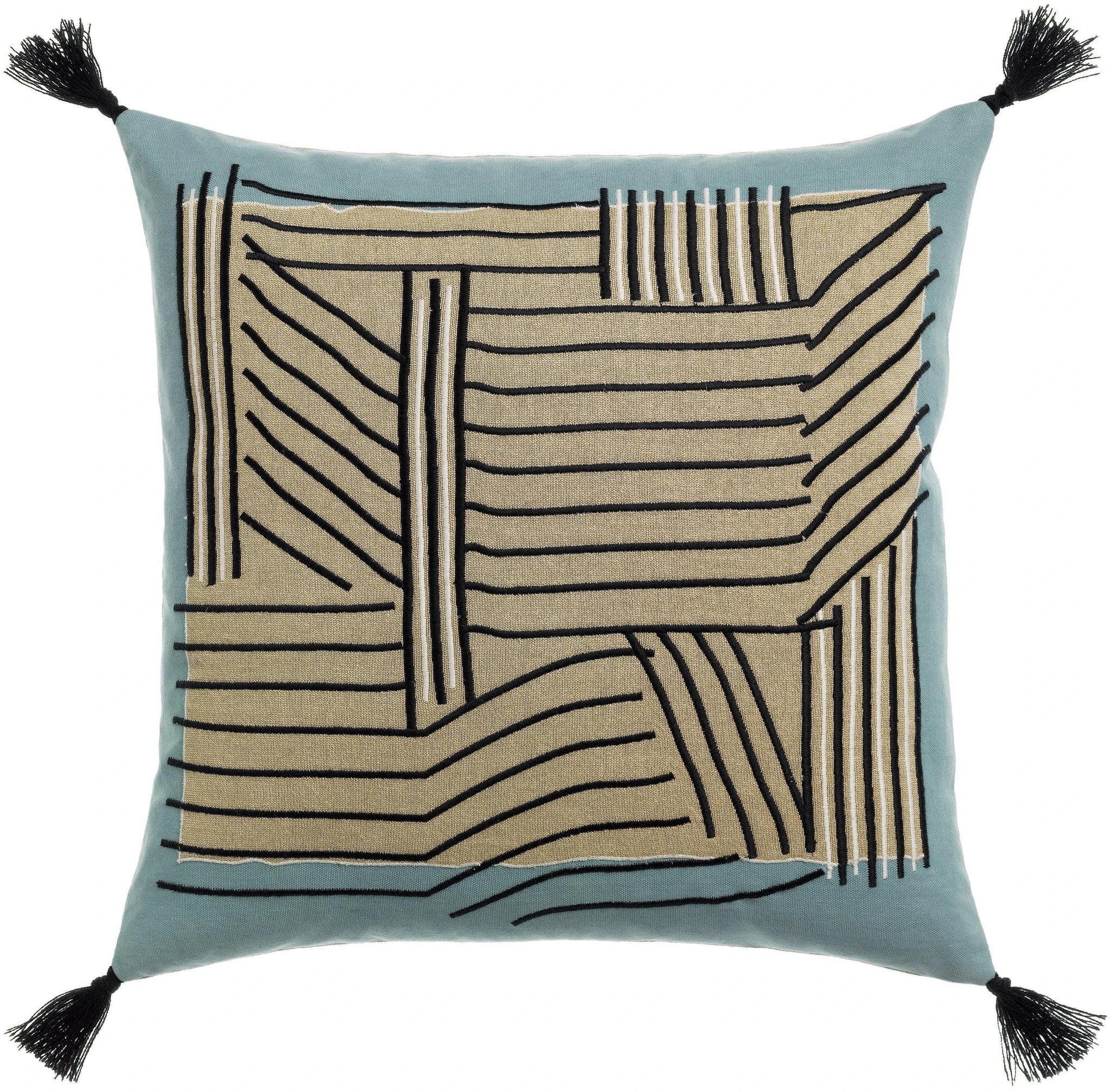 Coussin brodé Kori by Vivaraise