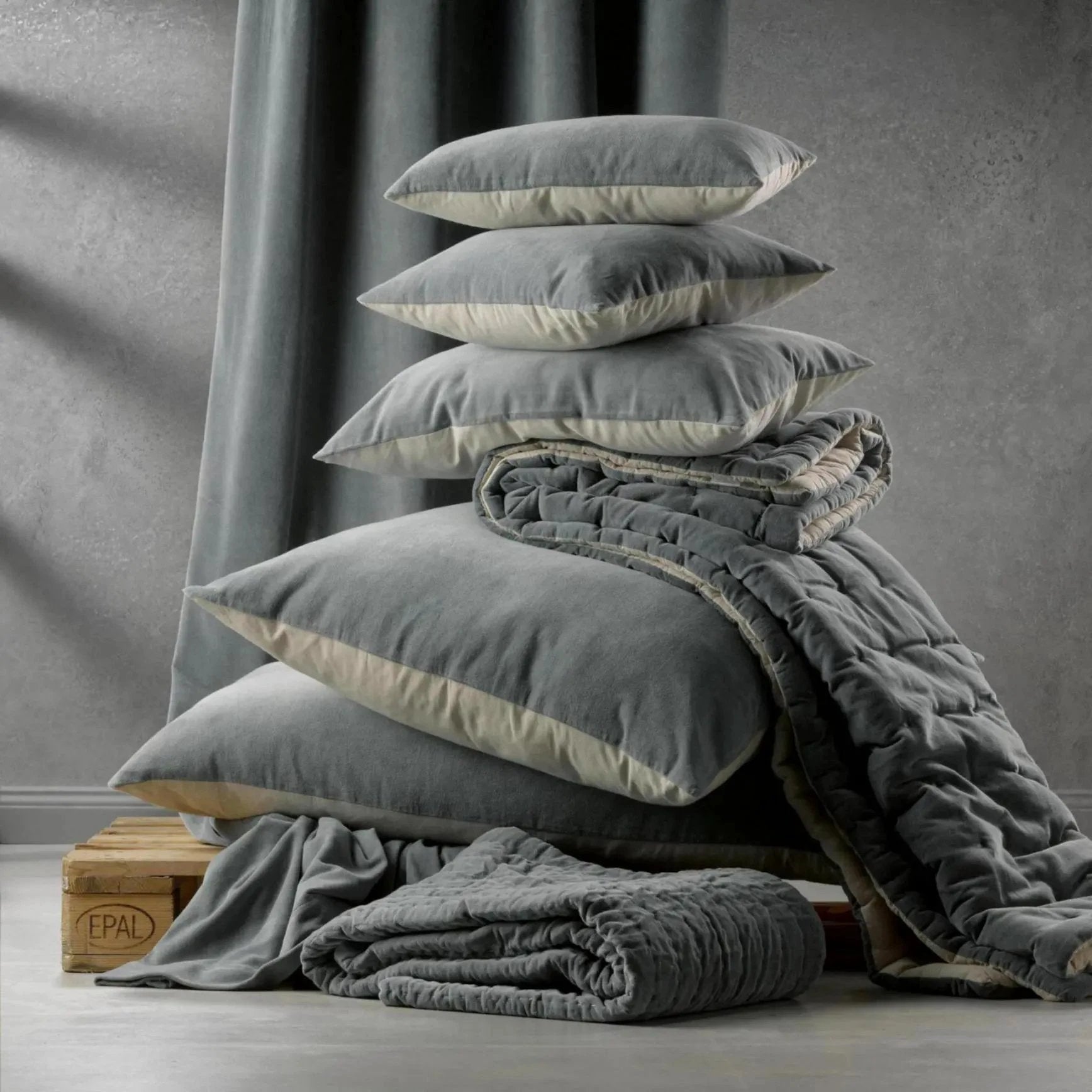 Rideau 100% Coton uni Elise by Vivaraise