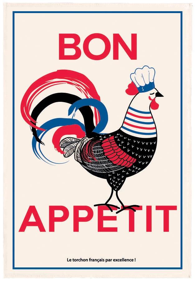 Torchon Bon appétit Ecru by Winkler