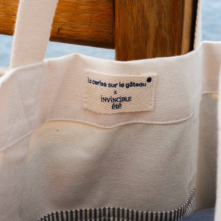 Sac cabas Fougère Bleu La Cerise sur le Gâteau