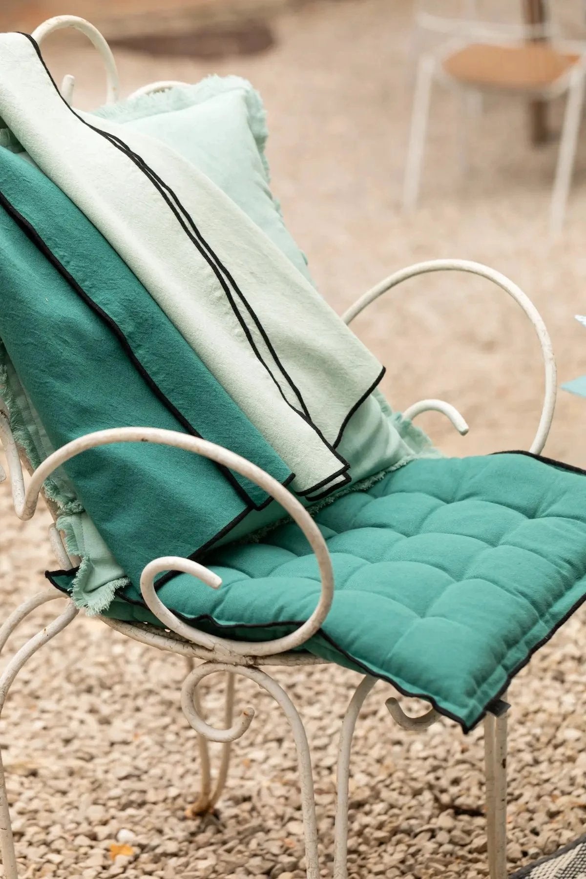 Galette de chaise Grace recyclée by Winkler