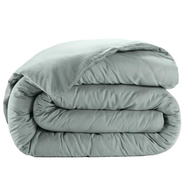 Housse de couette 100% satin de coton celadon by Baton Rouge