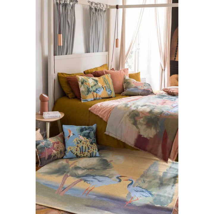 Housse de couette Stonewashed Zeff - Ocre by Vivaraise