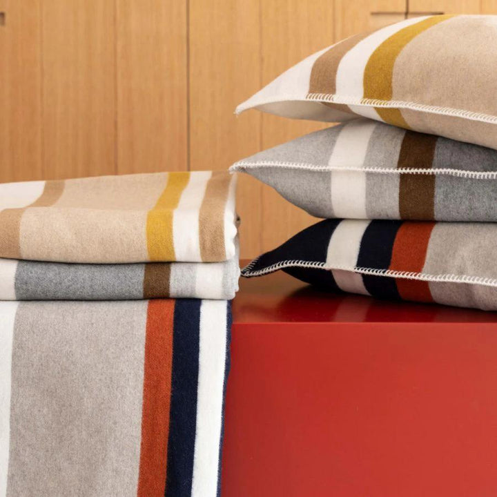 Plaid jacquard recyclé Gioia 140 x 185 by Vivaraise