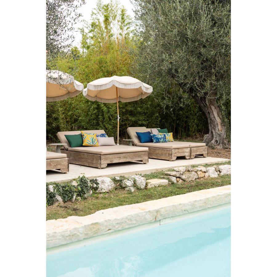 Coussin uni Alga outdoor by Vivaraise