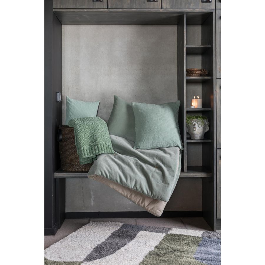 Coussin Elise Gris Foncé by Vivaraise