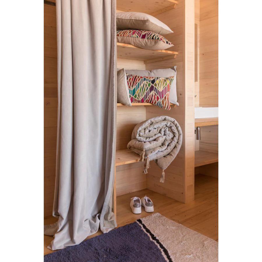 Rideau 100% Coton uni Elise by Vivaraise