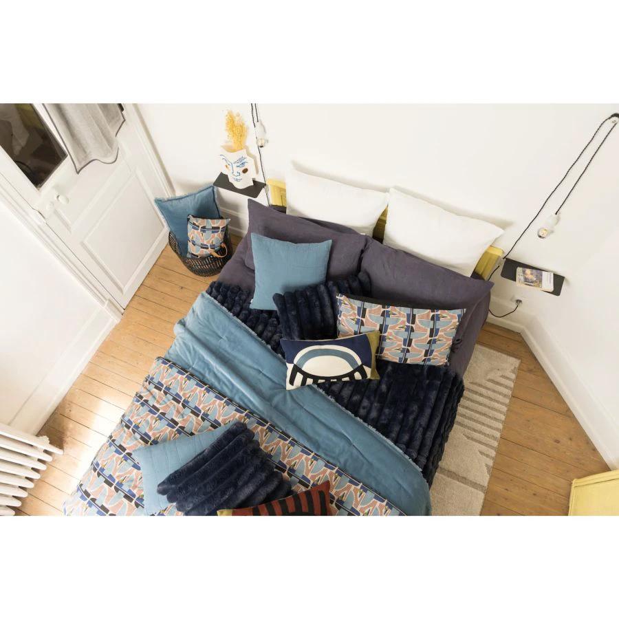 Plaid uni Fara 135 x 200 by Vivaraise