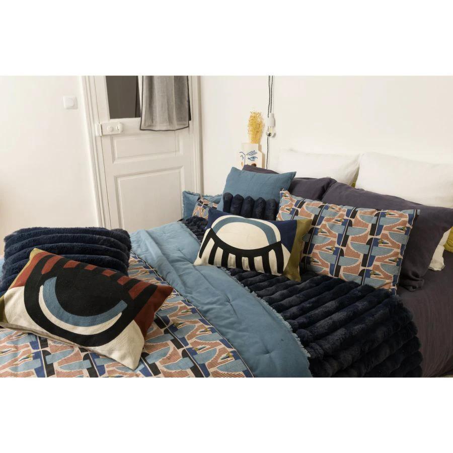 Plaid uni Fara 135 x 200 by Vivaraise