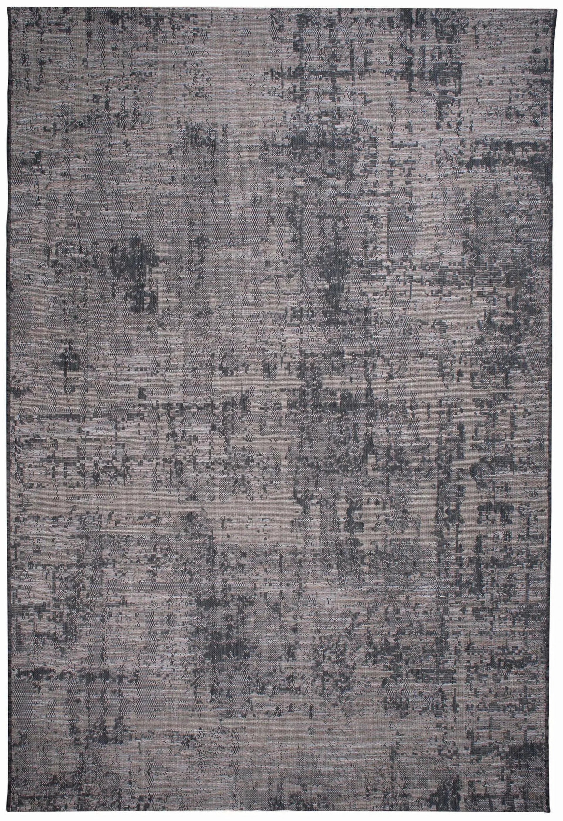 Tapis pour extérieur Vivaraise gris avec motif texturé moderne et résistant